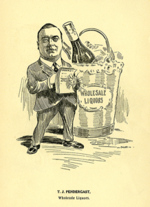 Tom's Wholesale Liquors, 1912.