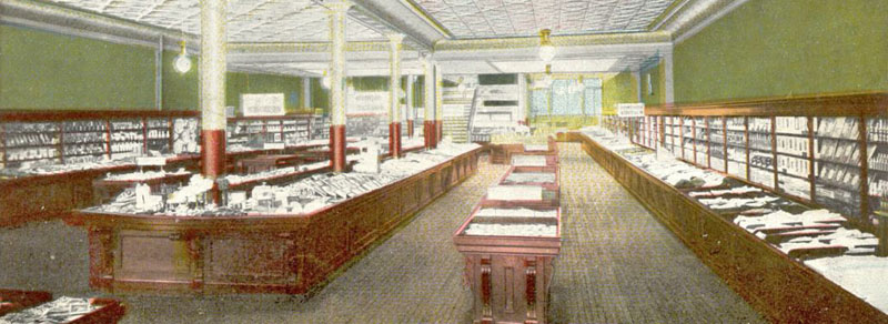 Interior of Woolworth Store in Scranton, Pennsylvania.