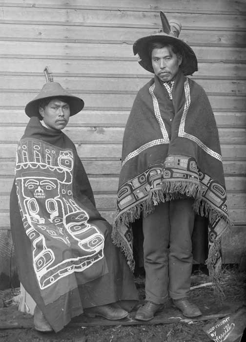Tlingit Men in Regalia
