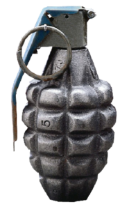 Hand Grenade Paperweight