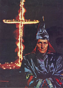 Robert Shelton, Imperial Wizard of the Ku Klux Klan and Burning Cross