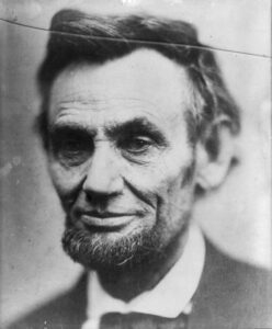 Last known photo of President Abraham Lincoln. Feb 5, 1865, by Alexander Gardner. 
