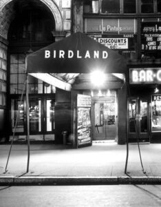 Birdland Jazz Club in New York City.
