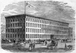 Pioneer Tobacco Factory in Brooklyn, New York.