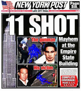 Empire State Building Shooting, 2012.