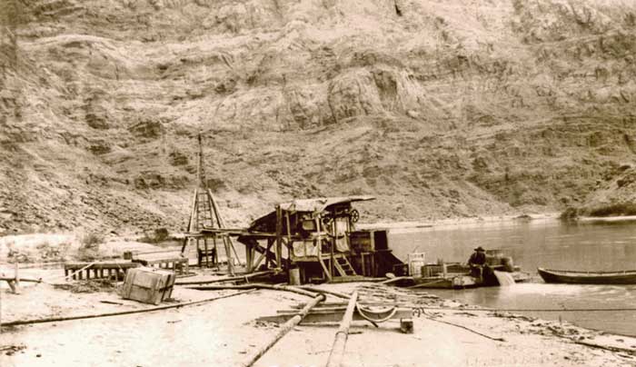 Lee's Ferry across the Colorado River, Glen Canyon, Arizona, 1913.