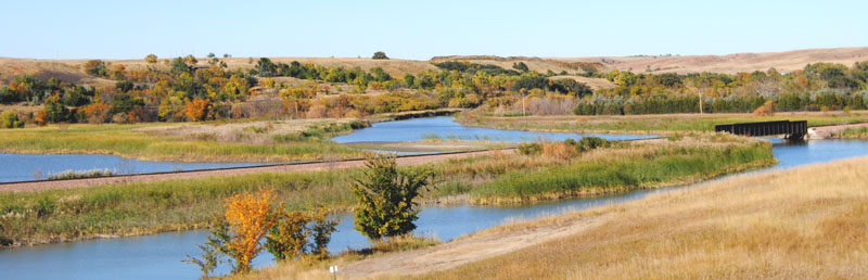 Medicine Knoll River in Eastern South Dakota by Kathy Alexander.