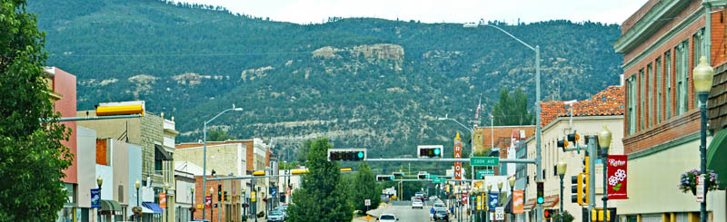 2nd Street in Raton, New Mexico, by Kathy Alexander.