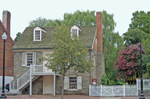 Old Stone House in the Georgetown neighborhood of Washington,, D.C. by the National Park Service.