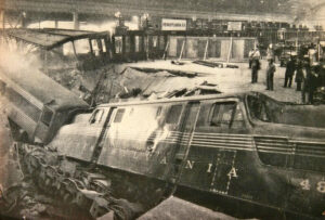 Train Wreck in Washington, D.C. in 1953.