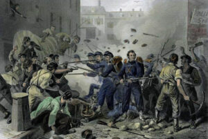 Baltimore Riot of 1861, by F.F. Walker.