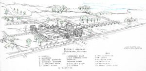 Dearbornville Arsenal Map.