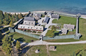 Fort Michilimackinac, Michigan, courtesy Wikipedia.
