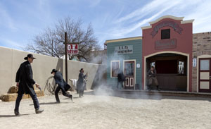 O.K. Corral Gunfight, Tombstone, Arizona by Carol Highsmith.