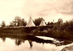 Blackfeet Tipis 1913.