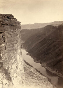 Colorado River, near Paria Creek in the Grand Canyon of Arizona by William Bell, 1872.