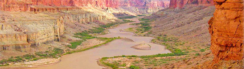 Colorado River at the Grand Canyon, Arizona by the National Park Service.