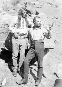 John Wesley Powell with Paiute Indian.