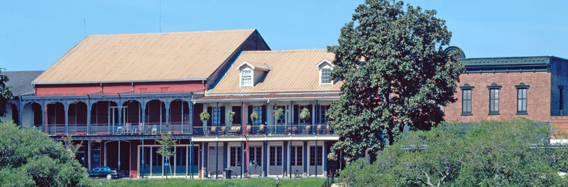Front Street in Natchitoches, Louisiana by the Historic American Building Survey.