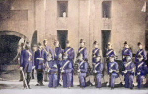 Zouave Cadets at Castle Pinckney, South Carolina.