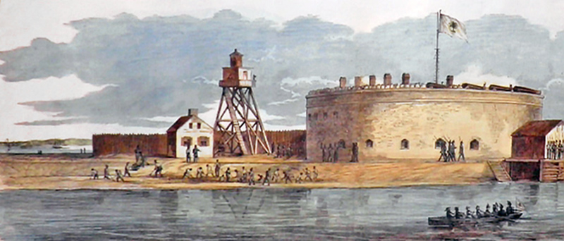 Castle Pinckney Fort.