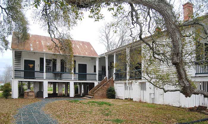 Oakland Plantation Mansion in Natchitoches, Louisiana by Kathy Alexander.