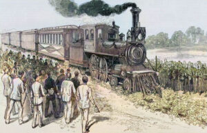 President Garfield Funeral Train, 1881.