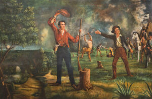 Benjamin Milam calling for volunteers.