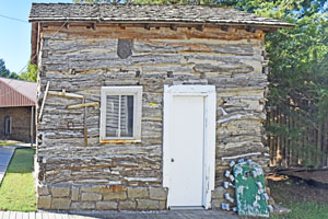 Cabin at Fort Bissell Museum in Phillipsburg, Kansas by Kathy Alexander.