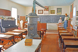 Schoolhouse at the Fort Bissel Museum in Phillipsburg, Kansas by Kathy Alexander.