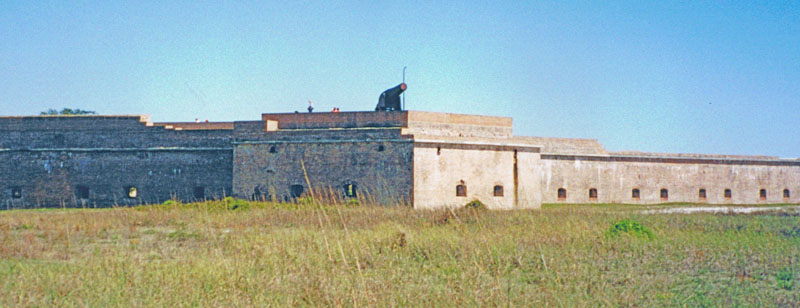 Bastion of Fort Pickens, Florida, courtesy of National Park Service.
