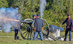 Fort Pickens, Florida renactment, courtesy of the National Park Service.