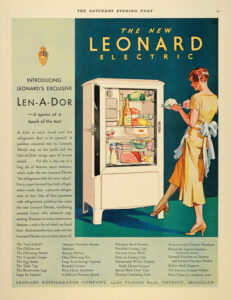 Leonard Electric Refrigerator.