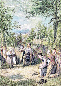 Thomas Hooker's Company reaches the Connecticut River.