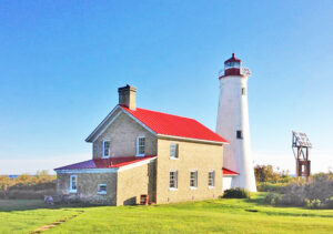 Meteorological station at Thunder Bay Island, Lake Huron, Michigan, courttesy of NOAA.