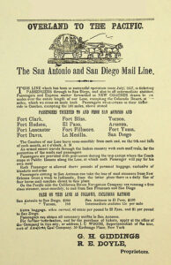 San Antonio-San Diego Mail Line.
