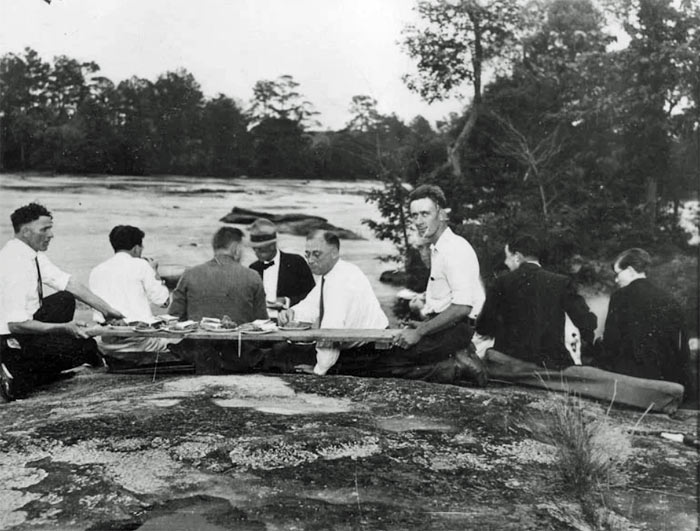 FDR near Warm Springs, Georgia. Photo Courtesy of Franklin D. Roosevelt Presidential Library and Museum FDR near Warm Springs, Georgia. Photo Courtesy of Franklin D. Roosevelt Presidential Library and Museum