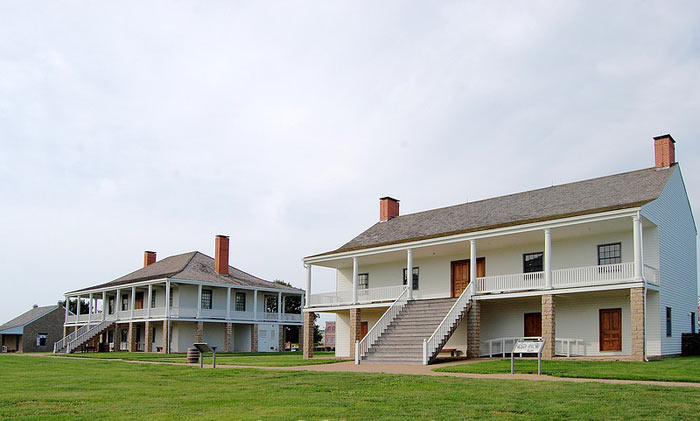 Hospital and hotel at Fort Scott, Kansas by Kathy Alexander.