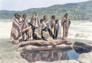 Indians at healing springs in Texas.