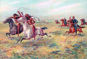Indian battle.