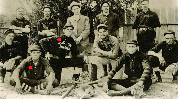 Tucson Browns team photo around 1907-08 Tucson Browns team photo