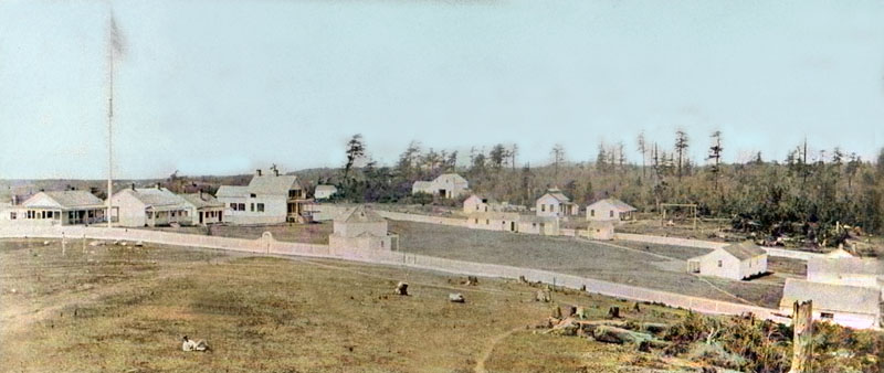 American Camp, about 1868.