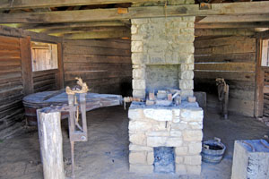 Interior of building in Fort Loudoun, Tennessee by Kathy Alexander. Interior of building in Fort Loundon, Tennessee by Kathy Alexander.