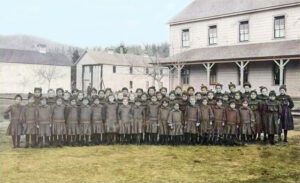 Fort Spokane, Washington boarding school.