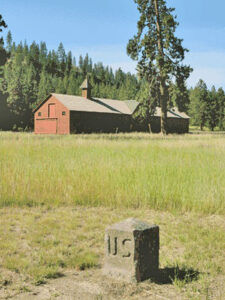 Quartermaster's Stables at Fort Spokane, Washington, courtesy National Park Service.