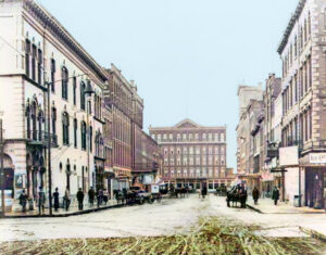 The city of Fort Wayne, Indiana.